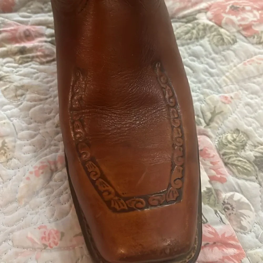 Vintage acme leather boots